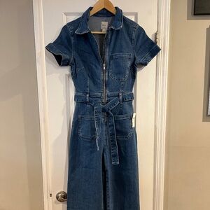 ANTHROPOLOGIE: Maeve Colette denim jumpsuit
